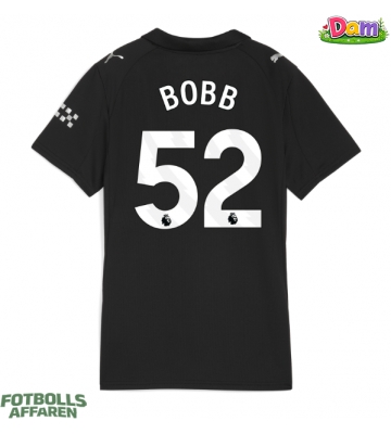 Manchester City Oscar Bobb #52 Bortatröja Kvinnor 2025-26 Kortärmad